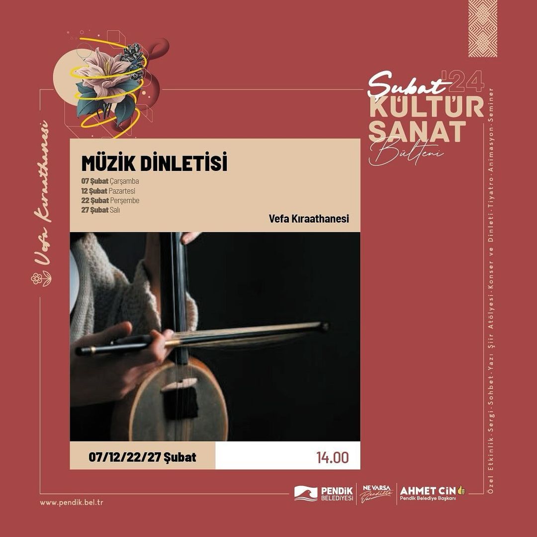 Pendik Kültür Sanat - 12-17 Şubat Etkinlikleri